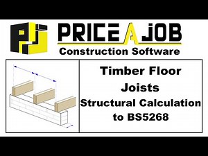 Timber Floor Joists Structural Calculation to BS5268 - Price A Job