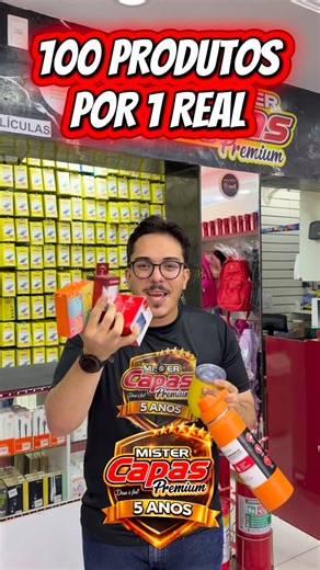 Lojas Mister Capas on Instagram: "5 ANOS MISTER CAPAS PREMIUM E O PRESENTE QUEM GANHA É VOCÊ! 100 PRODUTOS POR 1 REAL PARA OS 100 PRIMEIROS CLIENTES QUE CHEGAREM NESSA QUINTA, 29 DE JANEIRO. Dias 29, 30 e 31 com SUUUUPER PROMOÇÕES PARA VOCÊ! 🔥Todas as capas e películas com 50% DE DESCONTO 🔥 Fone Bluetooth por apenas R$39,90 🔥 Smartwatch com 8 pulseiras por apenas R$119,90 Tudo isso e MUUUUUITO MAIS!"