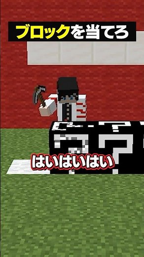 見た目が分からないブロックを当てろ！😜#メメントリ #マイクラ #マインクラフト