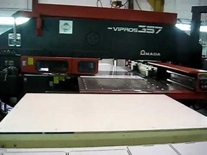 MECANICOMP INC. AMADA VIPROS 357 PUNCHING A PART PROGRAMM