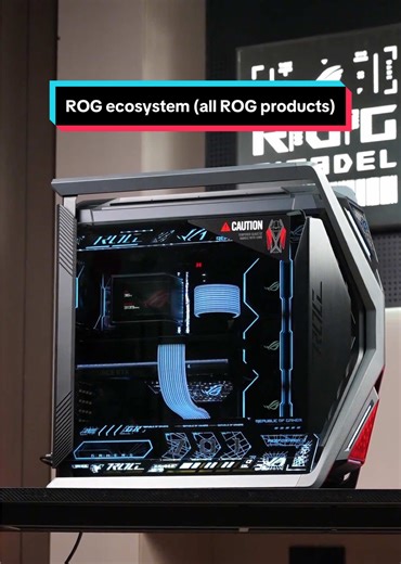 ASMR Immersive PC building——ROG ecosystem (all ROG products) #asmr #computerassembly #manual #fyp #5090