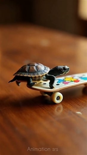 Slow but cool—this turtle is cruising on a skateboard!” 🐢🛹#trending #shorts #turtle turtle#animals