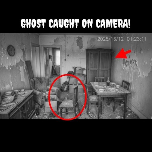 GHOST CAUGHT ON CAMERA? Chair Moves by Itself! 😱 #Scary