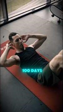 200 Crunches a Day for 100 Days – Abs Results You Won’t Believe #health #healthy #fitness