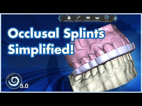 BSP V5.0 Design and Print Flat Plane Occlusal Splints in Minutes!