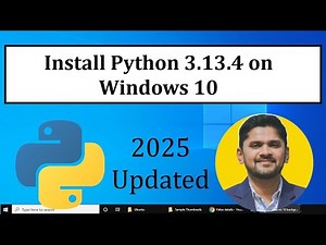How to install Python 3.13.4 on Windows 10