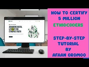 5 Million Ethiopian Coders: FULL STEP-BY-STEP GUIDE to Registration & International Certification