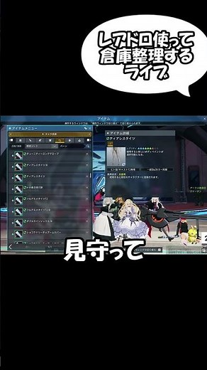 【PSO2:NGS】倉庫整理枠#shorts #ngs
