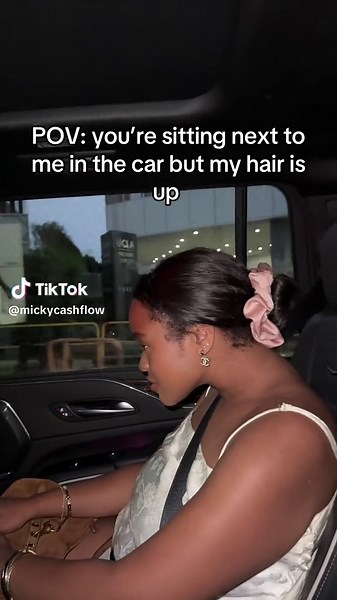 POV: You’re Sitting Next to Me in the Car — Ow My Neck (Hair Up)