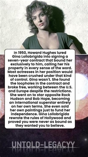 Gina Lollobrigida Outsmarted Howard Hughes and Became a Superstar Anyway 🎬