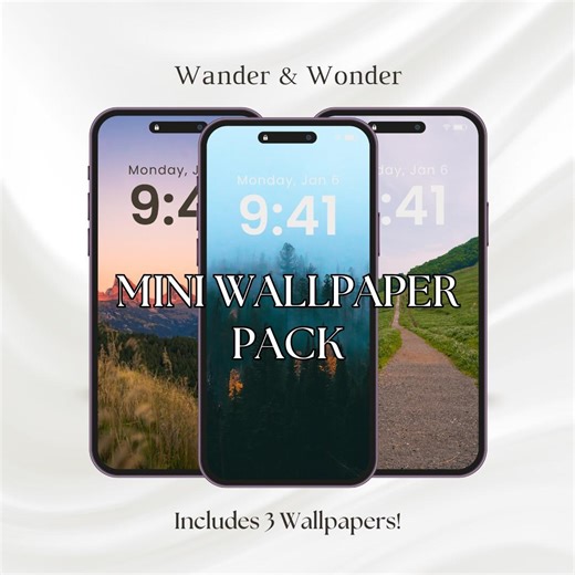 Scenic Travel Phone Wallpapers | Minimal Landscape Lock Screens (digital Download) - Etsy