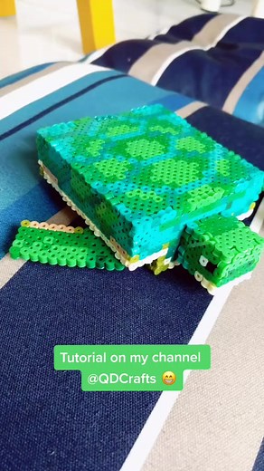 I like turtles#minecraft #minecrafttutorial #minecraftdiy #turtle #perlerbeads #diy #craft #animals #seaturtle #artsandcrafts