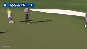 Gary Woodland sinks a 34-foot birdie putt at WM Phoenix Open