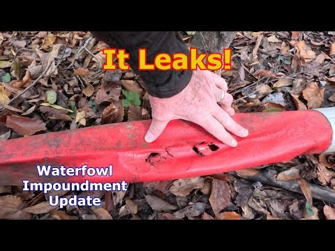 Can Duct Tape Fix a Leak in Our Waterfowl Impoundment Irrigation System