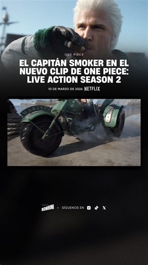 Konbini Media | 🚬⚓️ ¡EL CAPITÁN SMOKER ENTRA EN ESCENA! ⚓️🚬 El Capitán Smoker aparece en el nuevo clip de la temporada 2 de ONE PIECE: Live Action, y su... | Instagram
