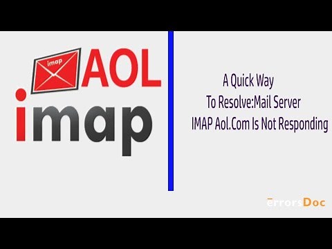 How to fix imap.aol.com is not responding