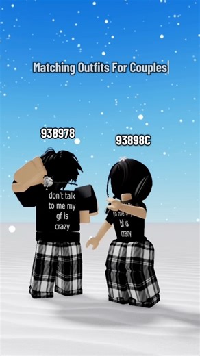 Matching Outfits for Couples💖#roblox #robloxoutfits #matching #matchingoutfits #robloxoutfitidea
