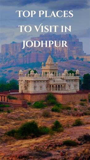 “Jodhpur Diaries 💙 | Top 10 Places You Can’t Miss in the Blue City!” #majesticrajasthan #travelreel