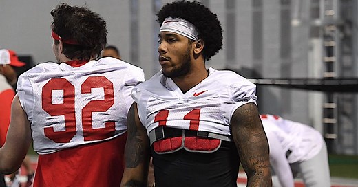 Ohio State's C.J. Hicks feels hybrid edge rusher is where he belongs: 'One hundred percent'