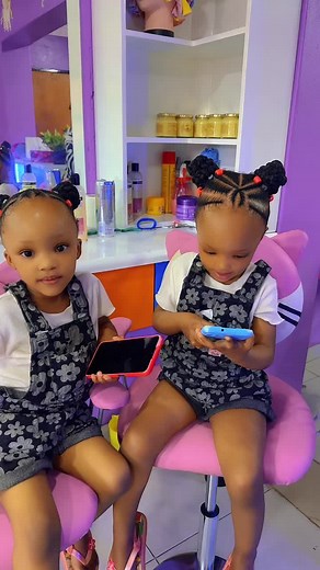 Twin Kids Hairstyle for Soweto Salon | African Kids Salon