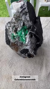 A colossal 25 kilogram museum Colombian Emerald masterpiece from Mother Nature mined from La Pita ⛏️💎🇨🇴 The following info is listed below! LARGEST EMERALD CRYSTAL HAS A LENGHT OF 11 CENTIMETERS. MEASURES: HIGH: 36.5 Centimeters WIDE: 30 Centimeters DEPTH: 24 Centimeters Available, DM & comment 💚What would you do with this rare huge piece? www.JRColombianemeralds.com #emeraldring #emerald #emeralds #emeraldcut #rockhound #emeraldnecklace #emeraldpendant #emeraldearrings #emeraldjewellery #be