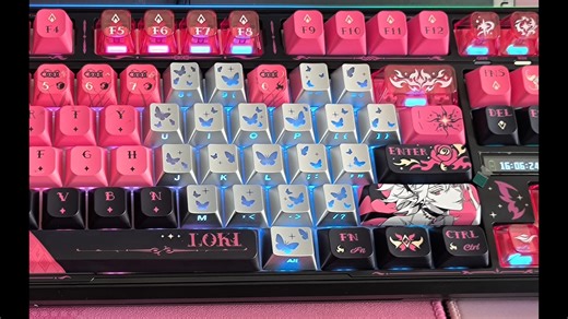 瓦尔基里VK 87 MAX V2 洛基机械键盘开箱展示视频