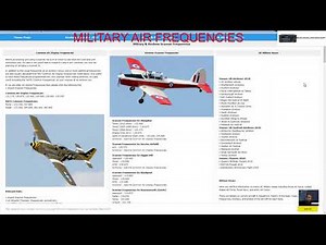 MILITARY AIR FREQUENCIES -Info and links