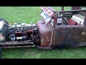 Ratrod Rat rod model T COUPE 1927 West Virginia Chevy Powered at idle