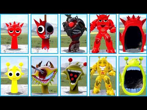 SPRUNKI SIMON VS SPRUNKI RADDY HORROR – ULTIMATE GIANT BATTLE IN GARRY'S MOD