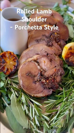 Rolled Lamb Shoulder - Porchetta Style! ‪@NotQuiteNigella‬ #recipe #easterrecipes