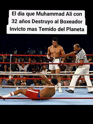El legendario nocaut de Muhammad Ali a George Foreman