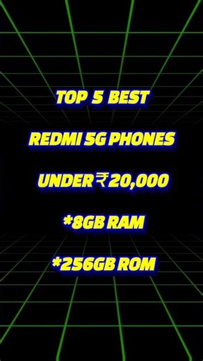 5 best redmi 5g smartphone under 20000 | best Redmi phone under 20000 #redmi5gphone #bestredmiphone