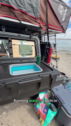 VOZ Camp Kitchen: Complete Camping Outdoor Kitchen with Sink - No Setup Required