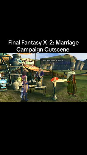 Final Fantasy X-2: Marriage Campaign Cutscene #finalfantasyx2 #jrpg #marriage #rpg #yuna