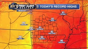 HOT temperatures are in store again today, and Springfield may come close to a record high. Expect the heat to continue into Wednesday. | KY3 Weather