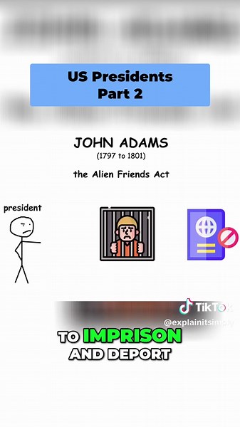 John Adams' SHOCKING Presidency! 🤯 Must Know Facts! 📜 We explore the controversial presidency of John Adams! Discover his bold moves, including the Alien and Sedition Acts, and his lasting impact on American history. A MUST-WATCH! #JohnAdams #USHistory #Presidency #AmericanHistory #PoliticalFacts #HistoryFacts #AmericanPresidents #ControversialHistory #HistoryExplained #HistoricalFigures Video created with the support of AI. Original concept by The Paint Explainer. Curated and Edited by Explai