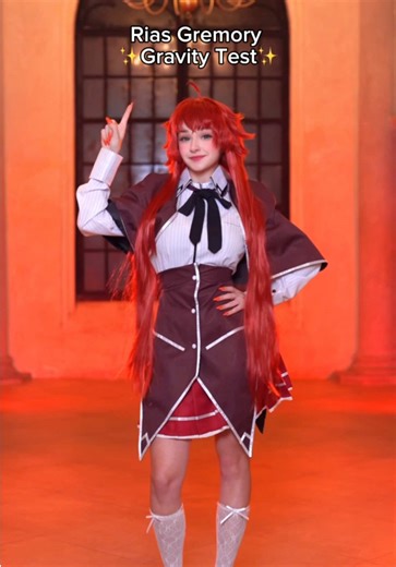 Gravity Test in Anime Cosplay: High School DxD