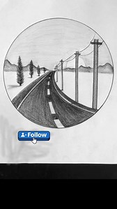 How to draw a beautiful road scenery by pencil sketch #howtodraw #drawing #scenery #art #pencildrawing | SSR Art's