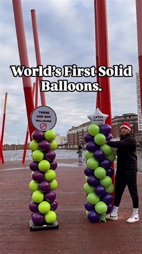 BallConnect on Instagram: "🟢World’s first solid balloons. Wind blowing. Latex moving. BallConnect stays put. Built for outdoor events, not bin bags.🟢"