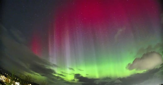 Watch: Time-lapse of aurora borealis in Buncrana