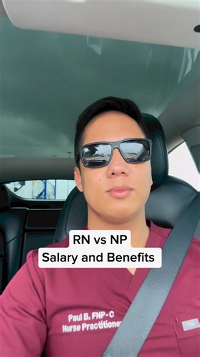 1.6M views · 2.8K reactions | In the name of pay transparency, here’s what I make as an NP in Texas compared to when I was RN. I love my current job but I do miss the ER 凉 But more than the pay, find a job that you enjoy doing and one that gives you great work-life balance! #RN #registerednurse #NP #nursepractitioner #FNP #urgentcare #AmericanDream | drnursepaul | Facebook