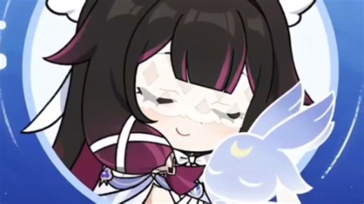 月亮还没升起来，先抱着月灵睡个午觉吧