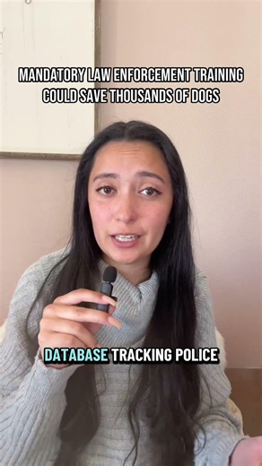 Mandatory Law Enforcement Training Could Save Thousands of Dogs