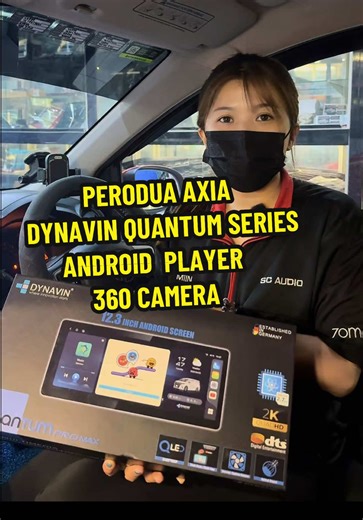 Perodua Axia psg 12.3inch Dynavin quantum series android player 360 camera 🥰🥰 #scaudioautomart #peroduaaxia#360camera #androidplayer #fyp