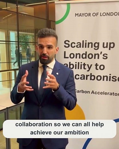 Deputy Mayor Mete Coban introduces the Zero Carbon Accelerator