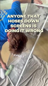 This is how you properly clean window screens indoors..