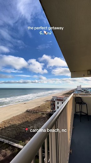 the perfect getaway has all the amenities you could want! A pool, hot tub, elevator, and the best views on the island! #carolinabeach #northcarolina #nc #rental #beach #ocean #newyears #sea #seacoastrentals #travel #tourism #realestate #rentalproperty #airbnb #vrbo #vacation #getaway