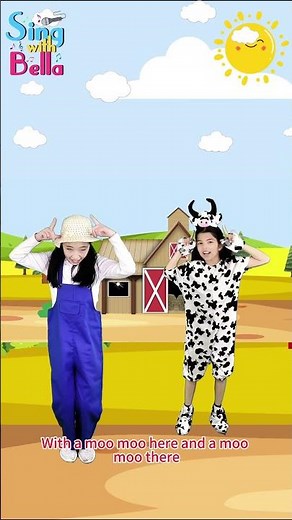 Old MacDonald Had a Farm with lyrics and actions - Visit Channel for Full/4K Video