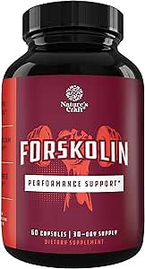 Natures Craft Max Strength Forskolin Weight Loss Supplement for Men and Women - Forskolin Fast Acting Diet Pills Natural Potent Fat Burner Builds Muscle Boosts Energy - 60 Count (Pack of 1)