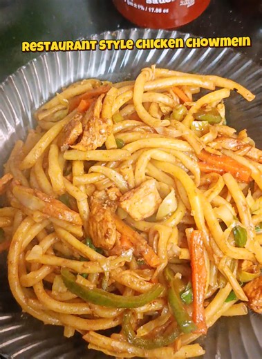 Restaurant Style Chicken Chow Mein Recipe